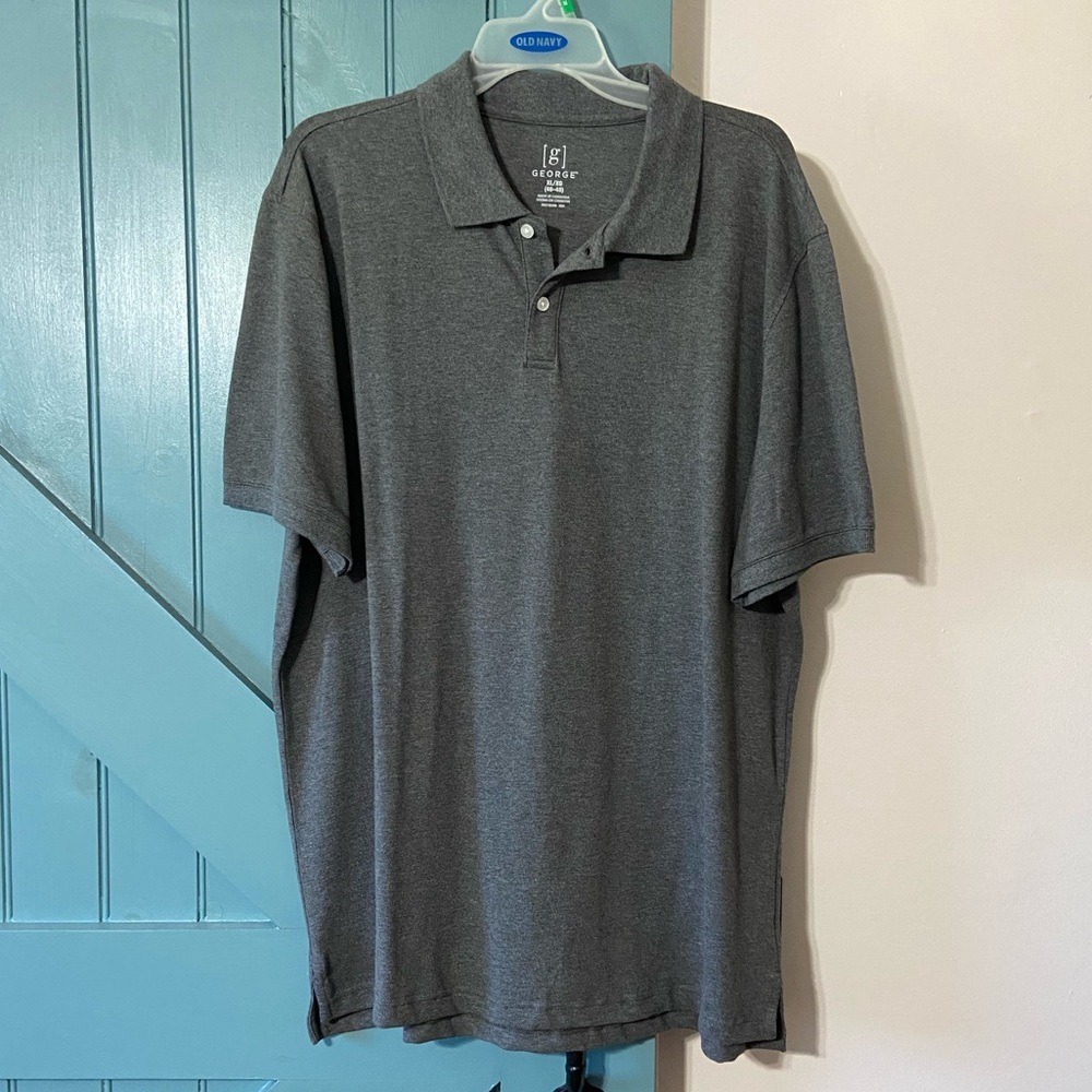 George NWOT Gray Men’s Polo size XL (46-48)